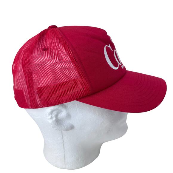 2022 Brixton Enjoy Coke Trucker Hat Red Adjustable Snapback Cap - Picture 2 of 12